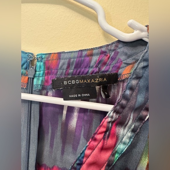 BCBGMaxAzria Multi Color Revolve Jumpsuit Size Small - Picture 3 of 5